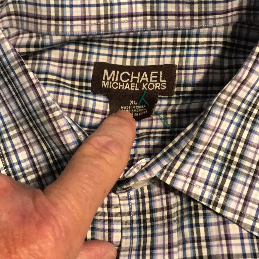 Michael Kors Super Sharp Button Down Xl - image 2